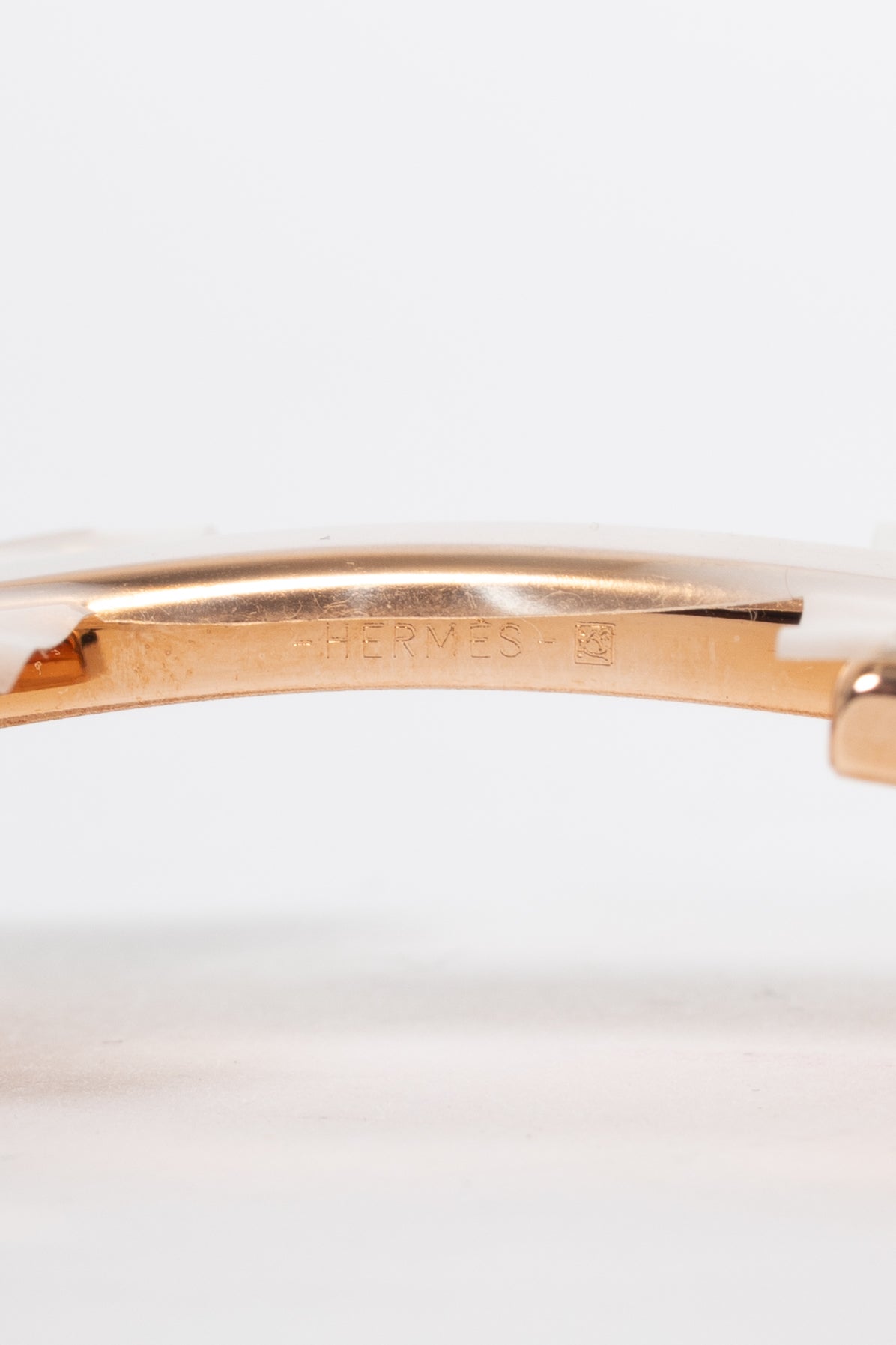 Hermes Noir/Noir Reversible Box 135 & Togo Leather Belt w/ Rose Gold-Plated Brass H Buckle