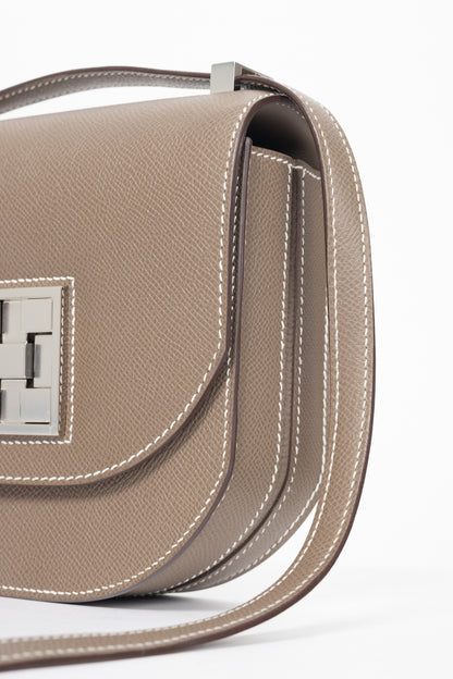 Hermes Mosaique Au 24-17 Etoupe Epsom Leather Crossbody