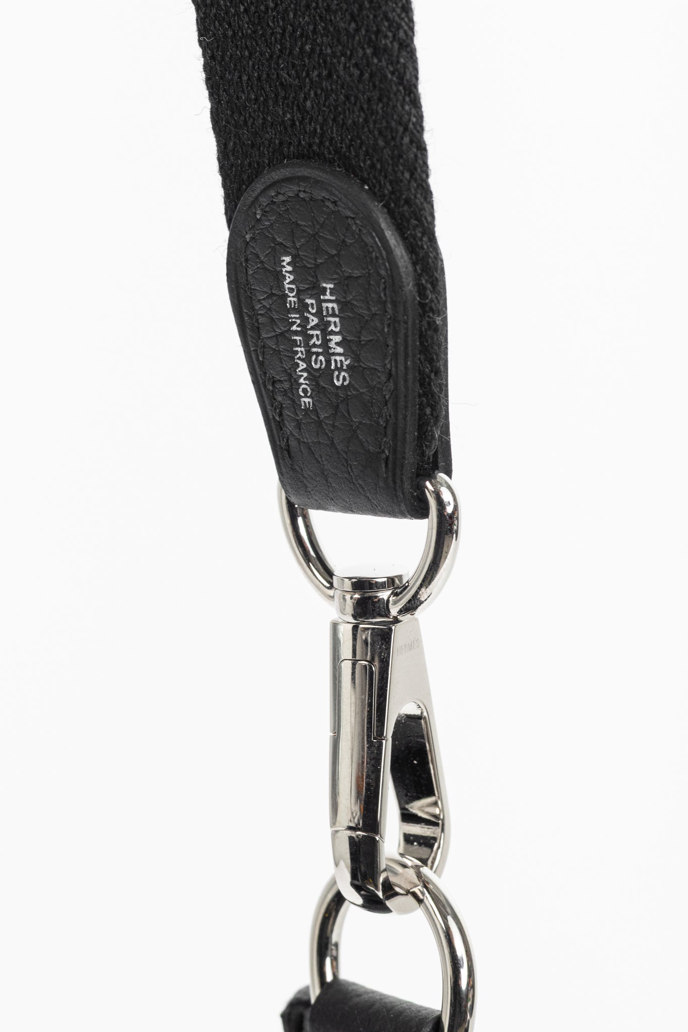 Hermes Evelyne TPM Noir Taurillon Clemence Leather Shoulder Bag