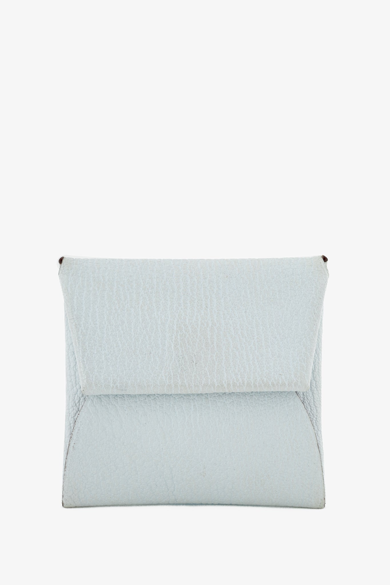 Hermes Bastia Bleu Brume & Brique Chevre Mysore Change Purse