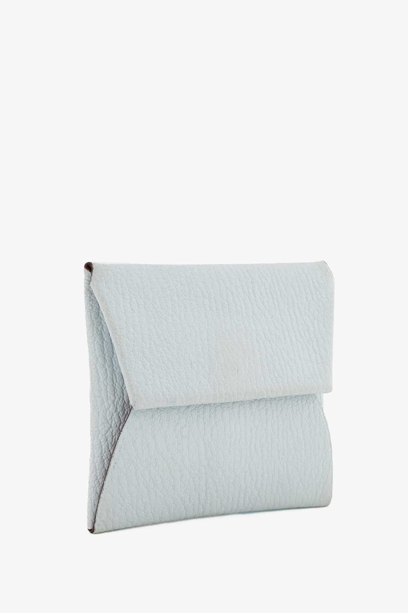 Hermes Bastia Bleu Brume & Brique Chevre Mysore Change Purse