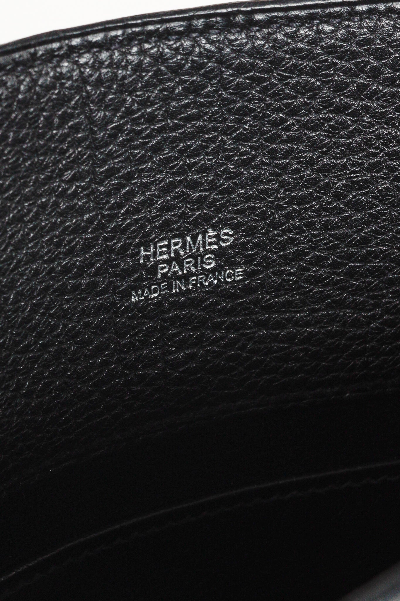 Hermes So Kelly 22 Black Togo Leather Shoulder Bag