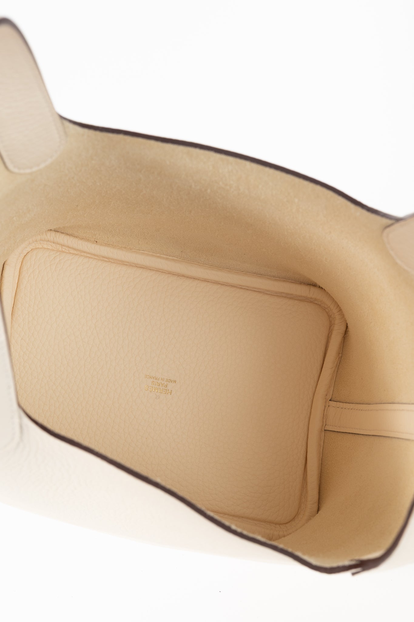 Hermes Picotin Lock 18 Nata Taurillon Clemence Leather Tote