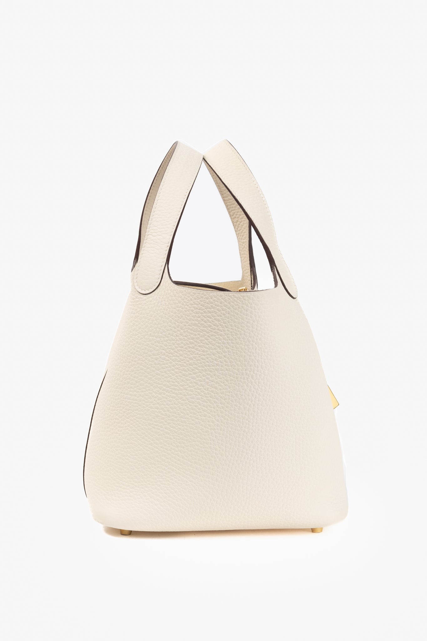 Hermes Picotin Lock 18 Nata Taurillon Clemence Leather Tote