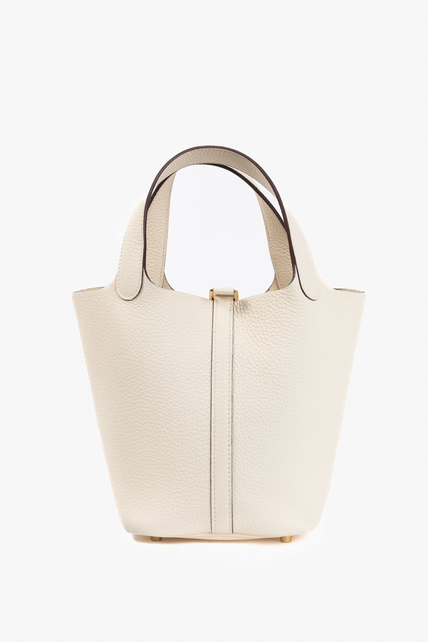 Hermes Picotin Lock 18 Nata Taurillon Clemence Leather Tote