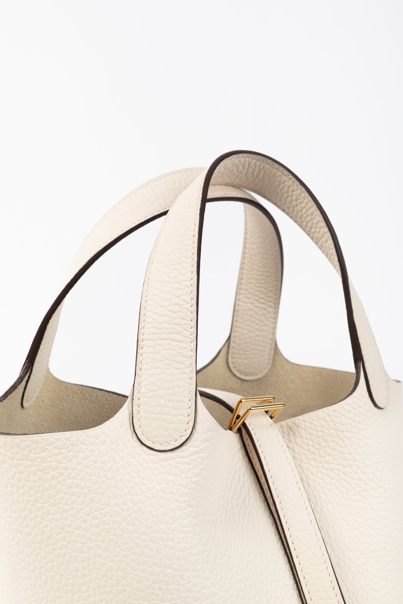 Hermes Picotin Lock 18 Nata Taurillon Clemence Leather Tote