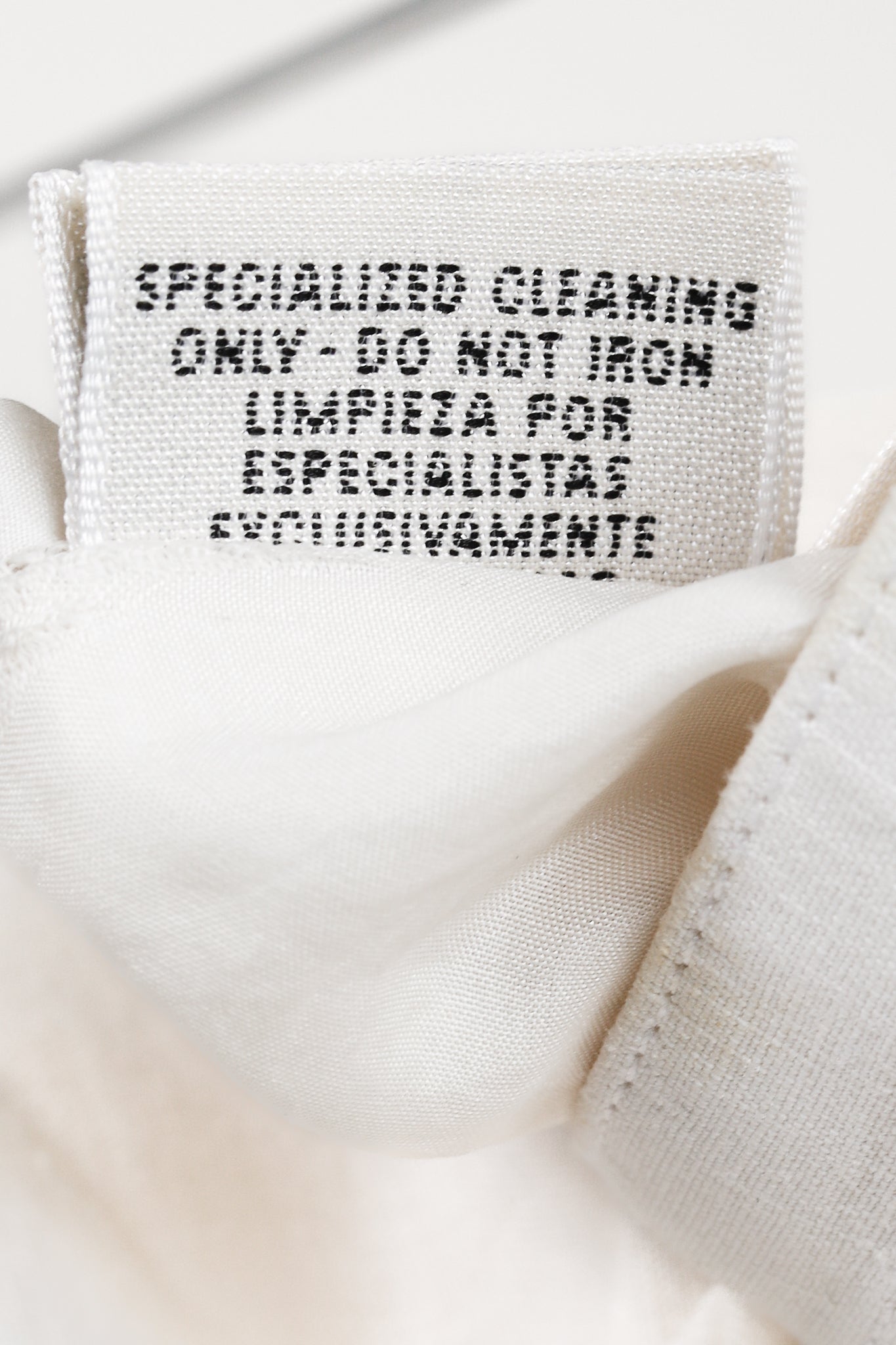 Hermes Vintage White Linen Sailor-Inspired Pant