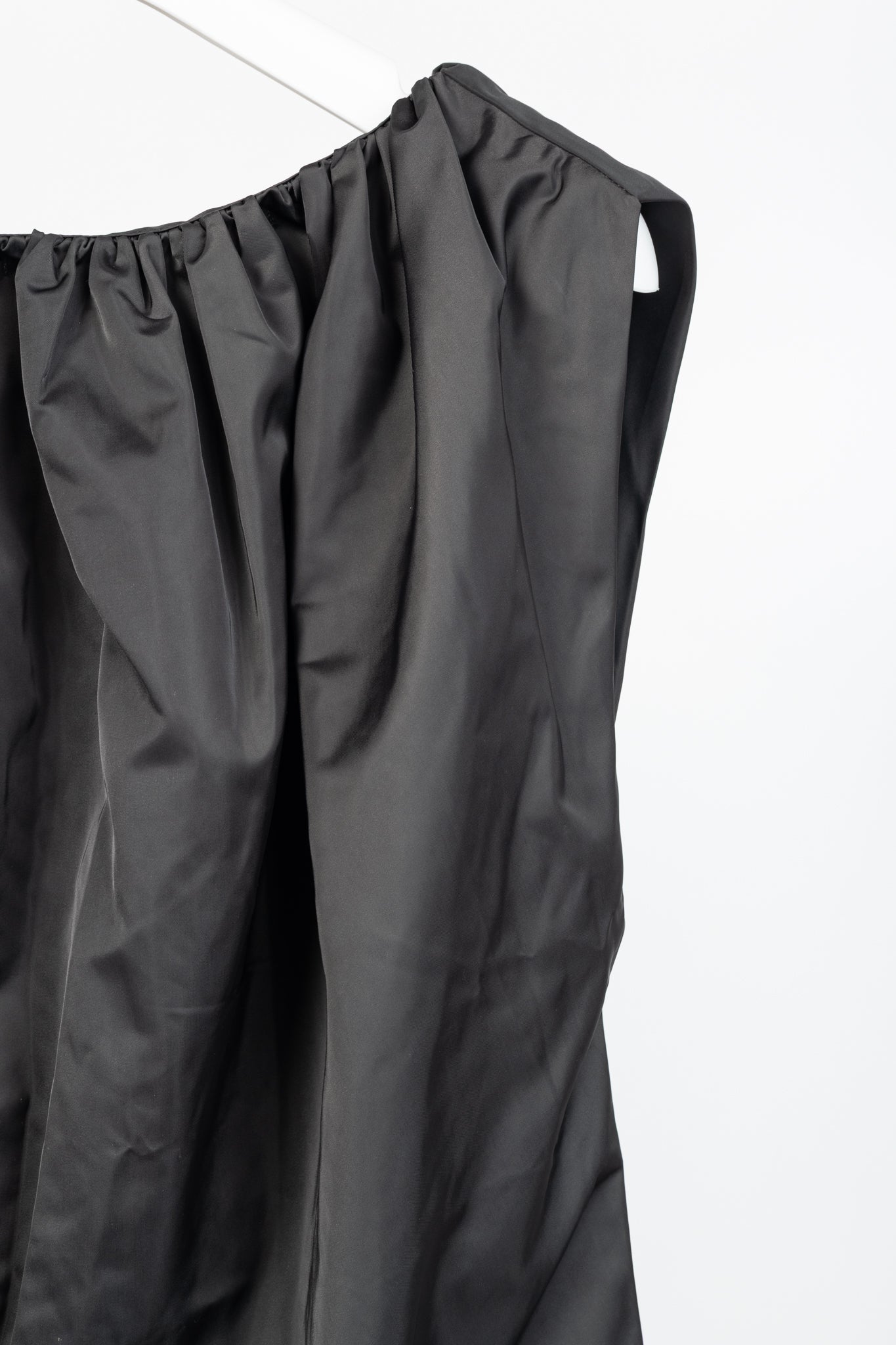 Herskind Martina Steel Satin Gathered Sleeveless Top