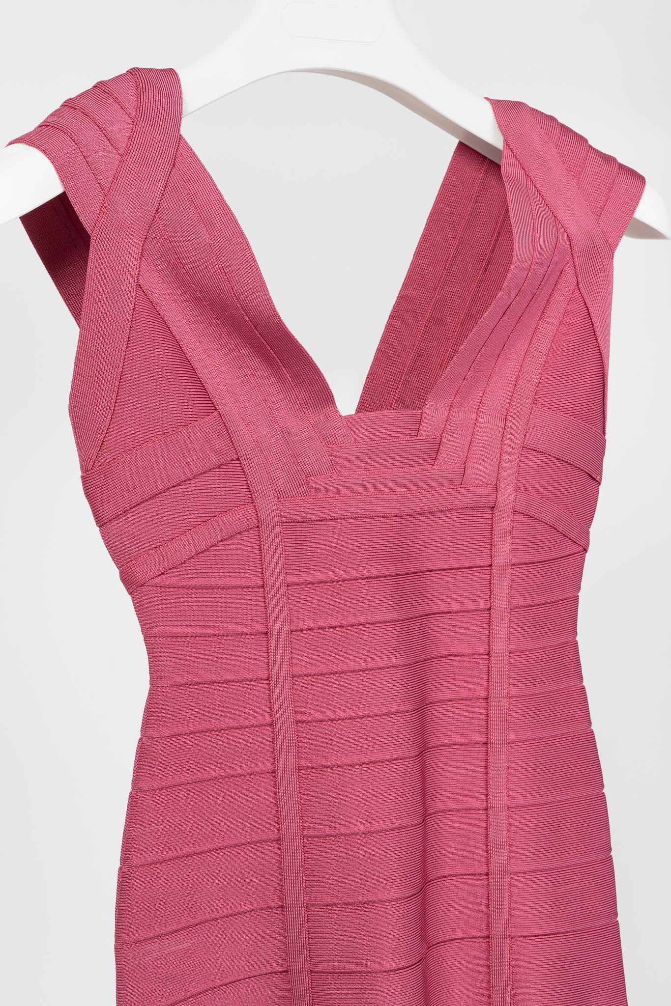 Herve Leger Pink Sleeveless Bandage Top