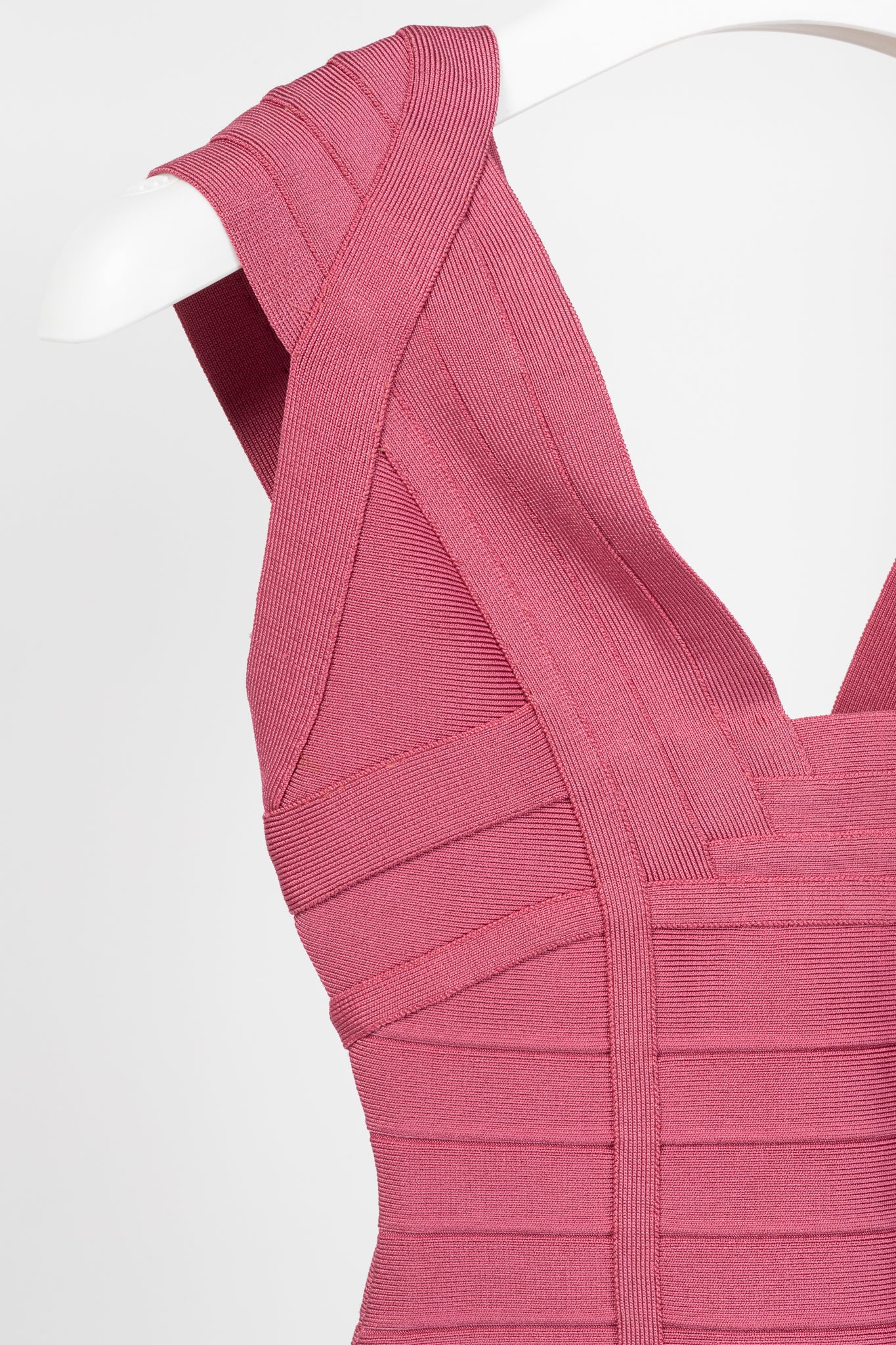 Herve Leger Pink Sleeveless Bandage Top