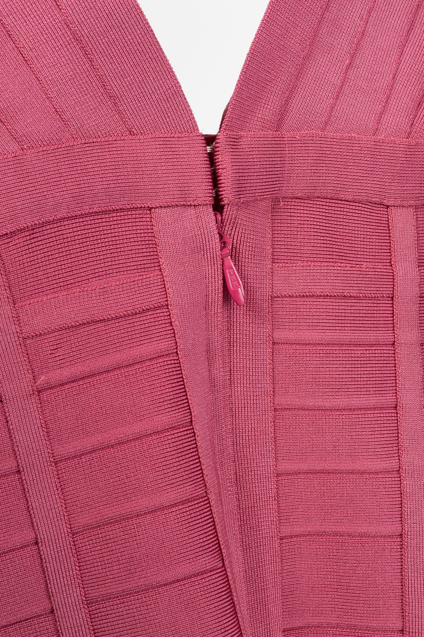 Herve Leger Pink Sleeveless Bandage Top
