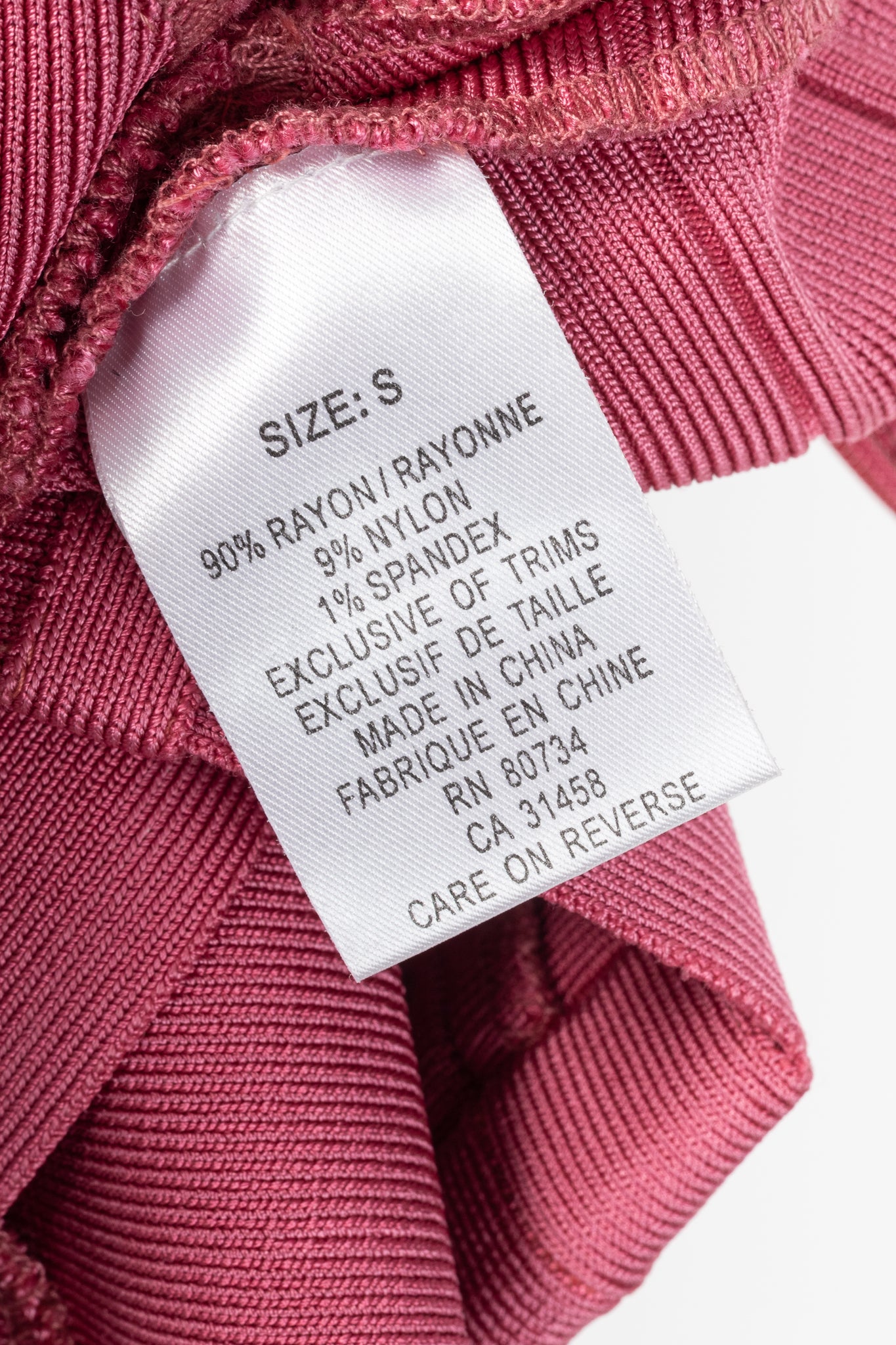 Herve Leger Pink Sleeveless Bandage Top