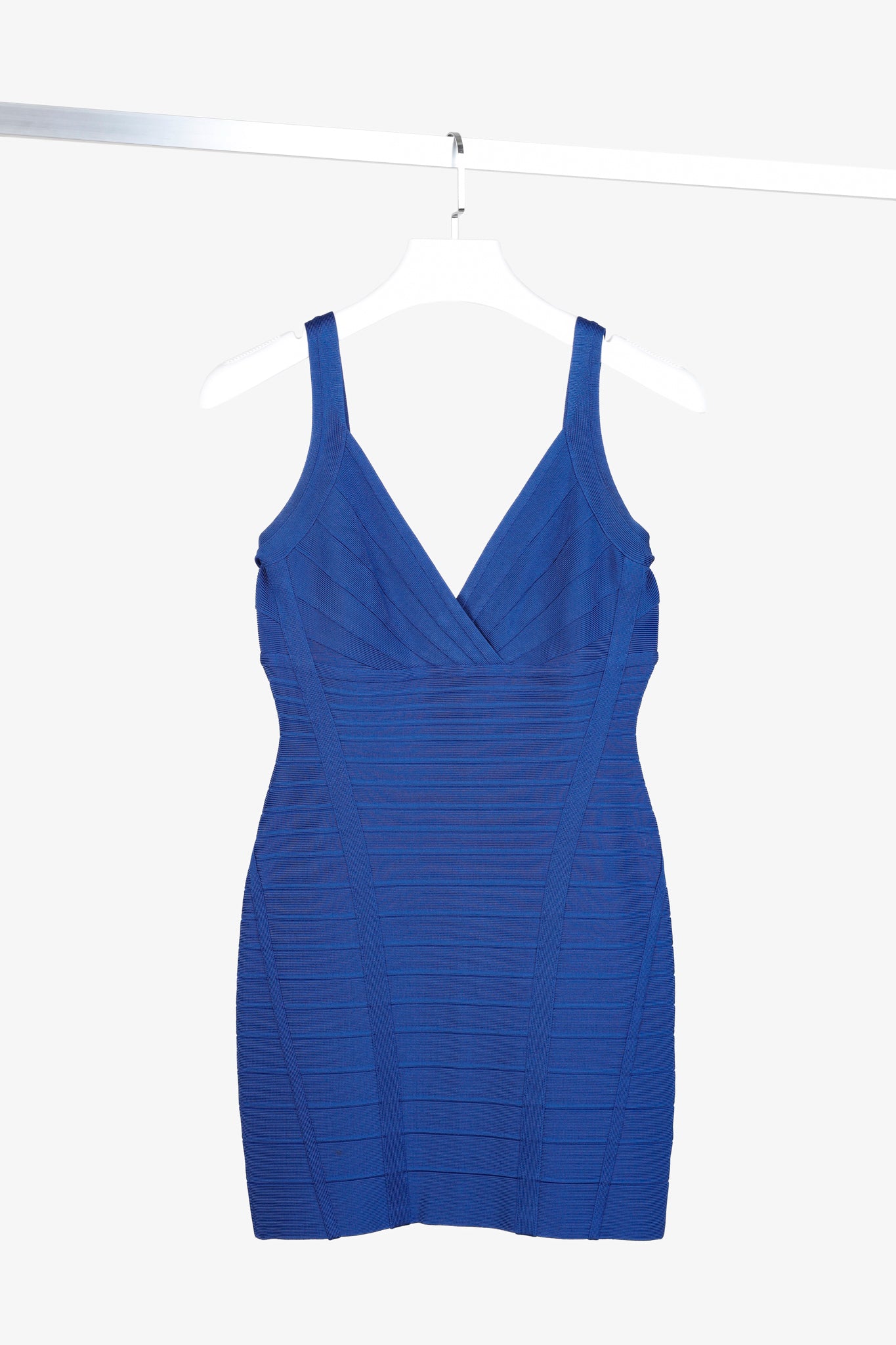 Herve Leger Nadya Ultramarine Bodycon Bandage Dress