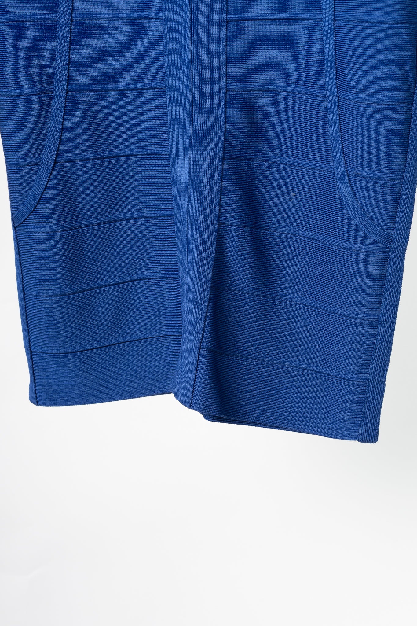 Herve Leger Elias Blusaphire Bandage Pencil Skirt