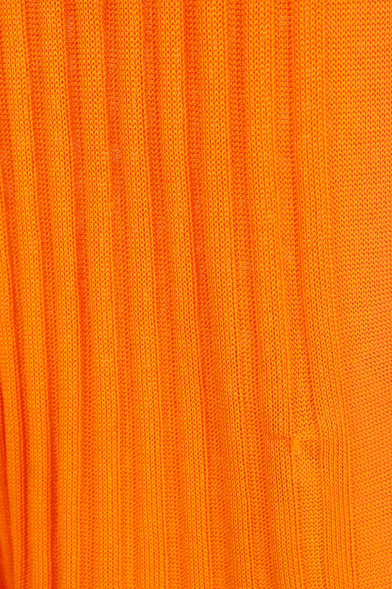 Hope Shape Orange Ribbed Turtleneck Sweater