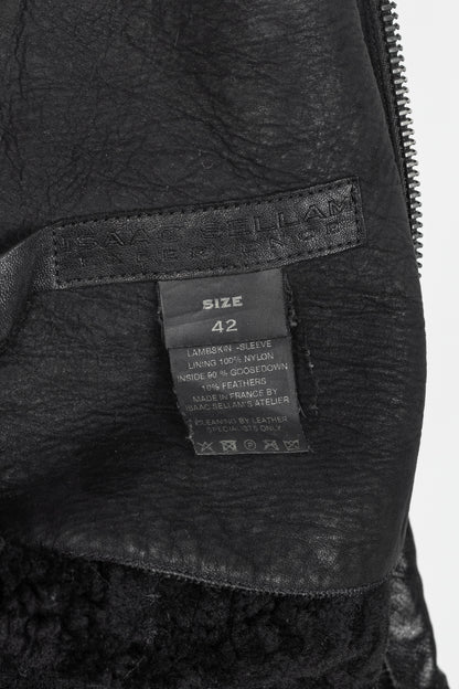 Isaac Sellam Experience Arnaqueuse Noir Hooded Shearling Coat