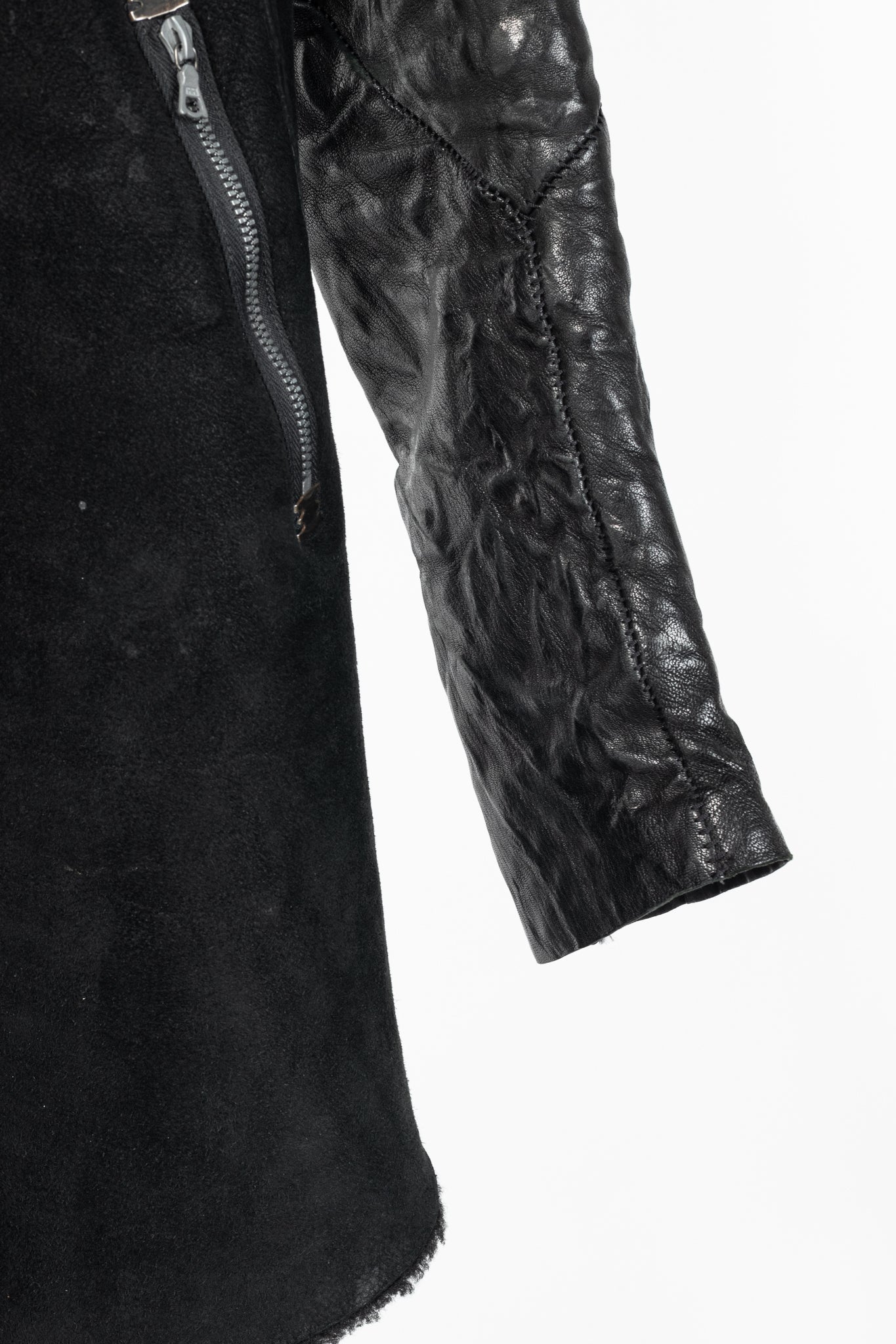 Isaac Sellam Experience Arnaqueuse Noir Hooded Shearling Coat