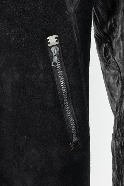 Isaac Sellam Experience Arnaqueuse Noir Hooded Shearling Coat