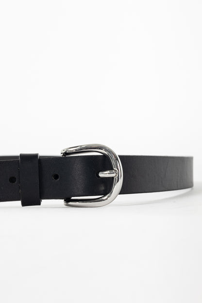 Isabel Marant Black Cowhide-Leather Belt