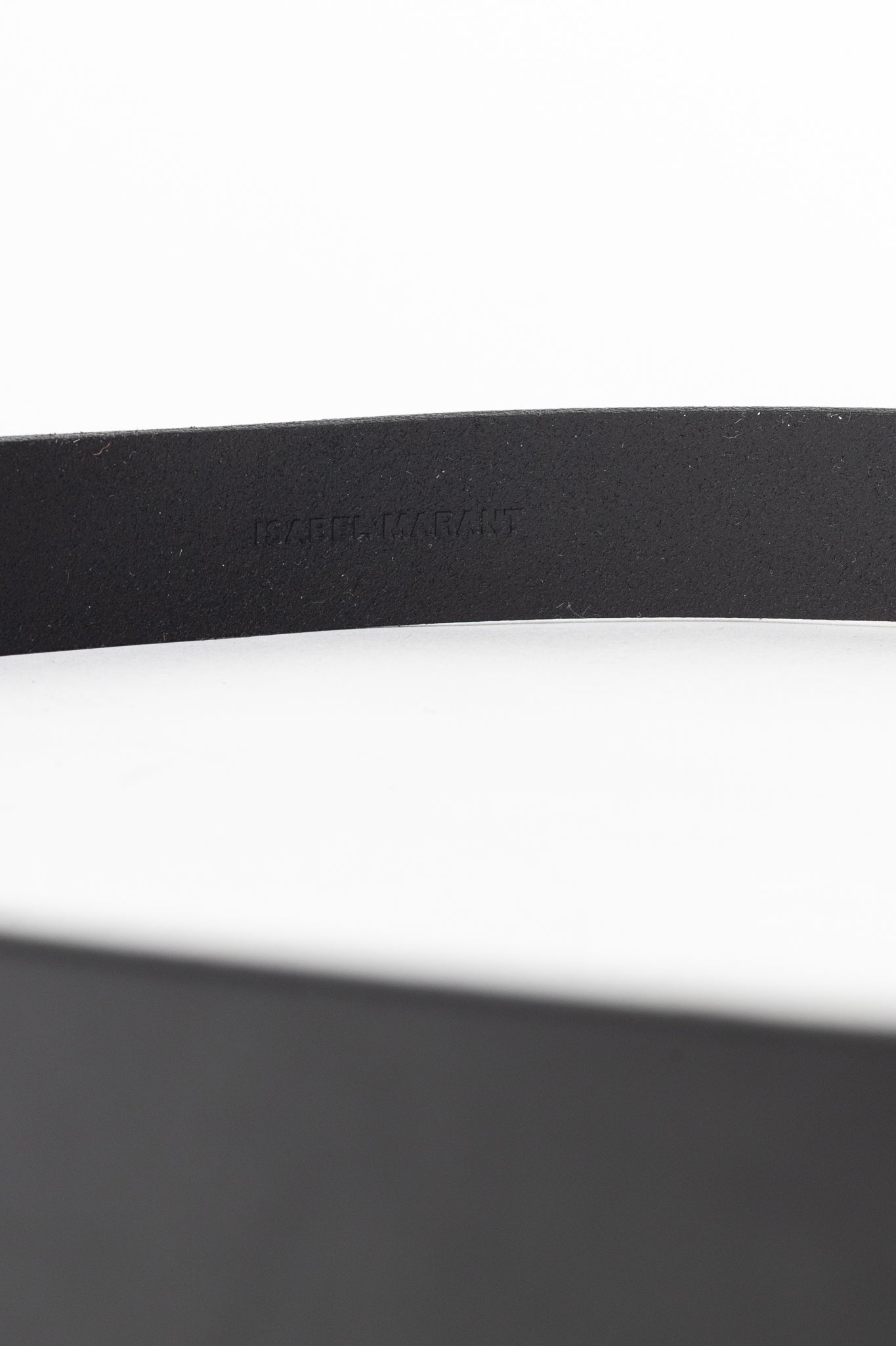 Isabel Marant Black Cowhide-Leather Belt