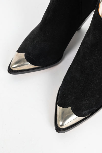 Isabel Marant Lemsey Black Suede Ankle Boots