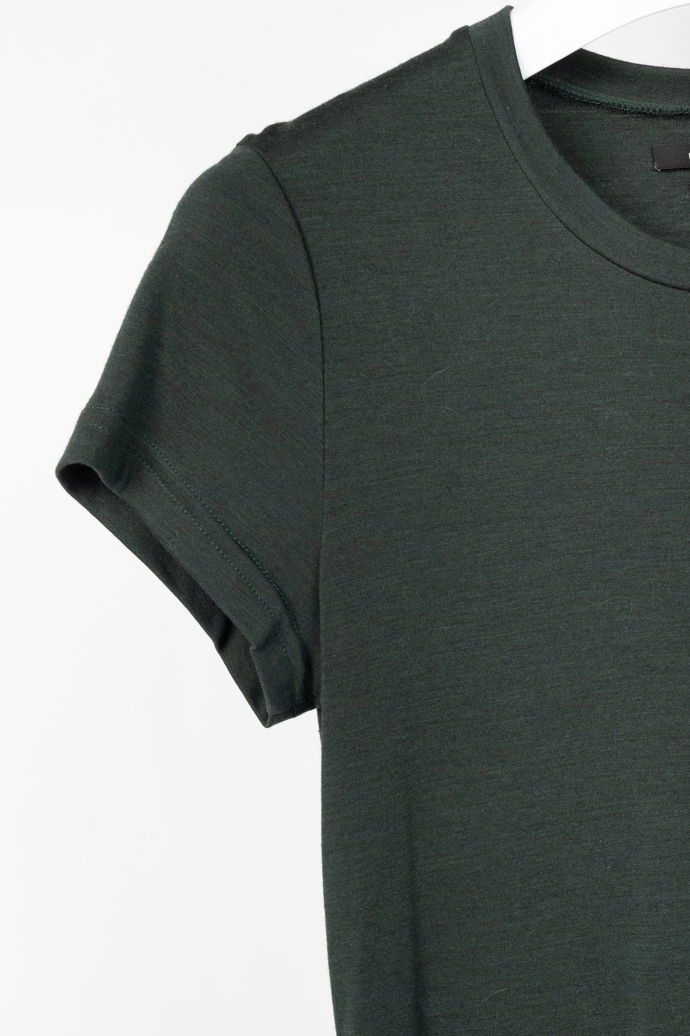 Isabel Marant Green Wool-Jersey Short-Sleeve Tee
