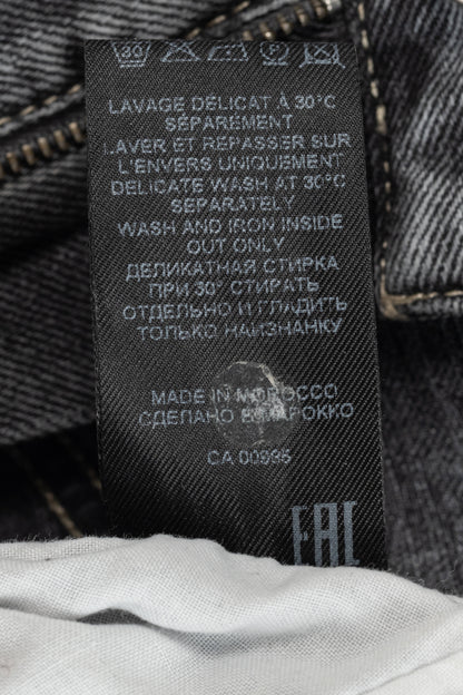 Isabel Marant Etoile Henoya Grey Acid-Wash High-Rise Slim-Leg Jeans