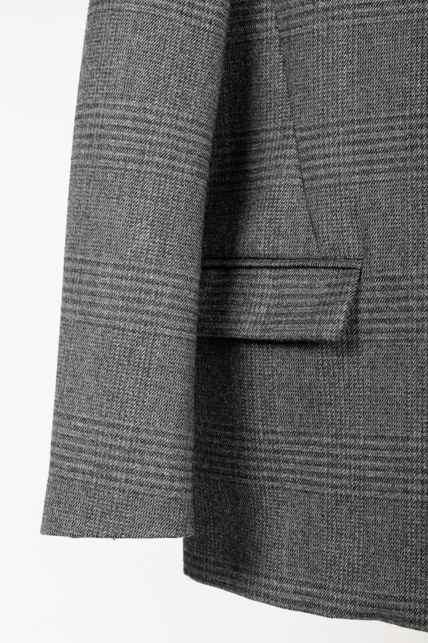 Isabel Marant Etoile Igora Grey Plaid Wool-Blend Blazer