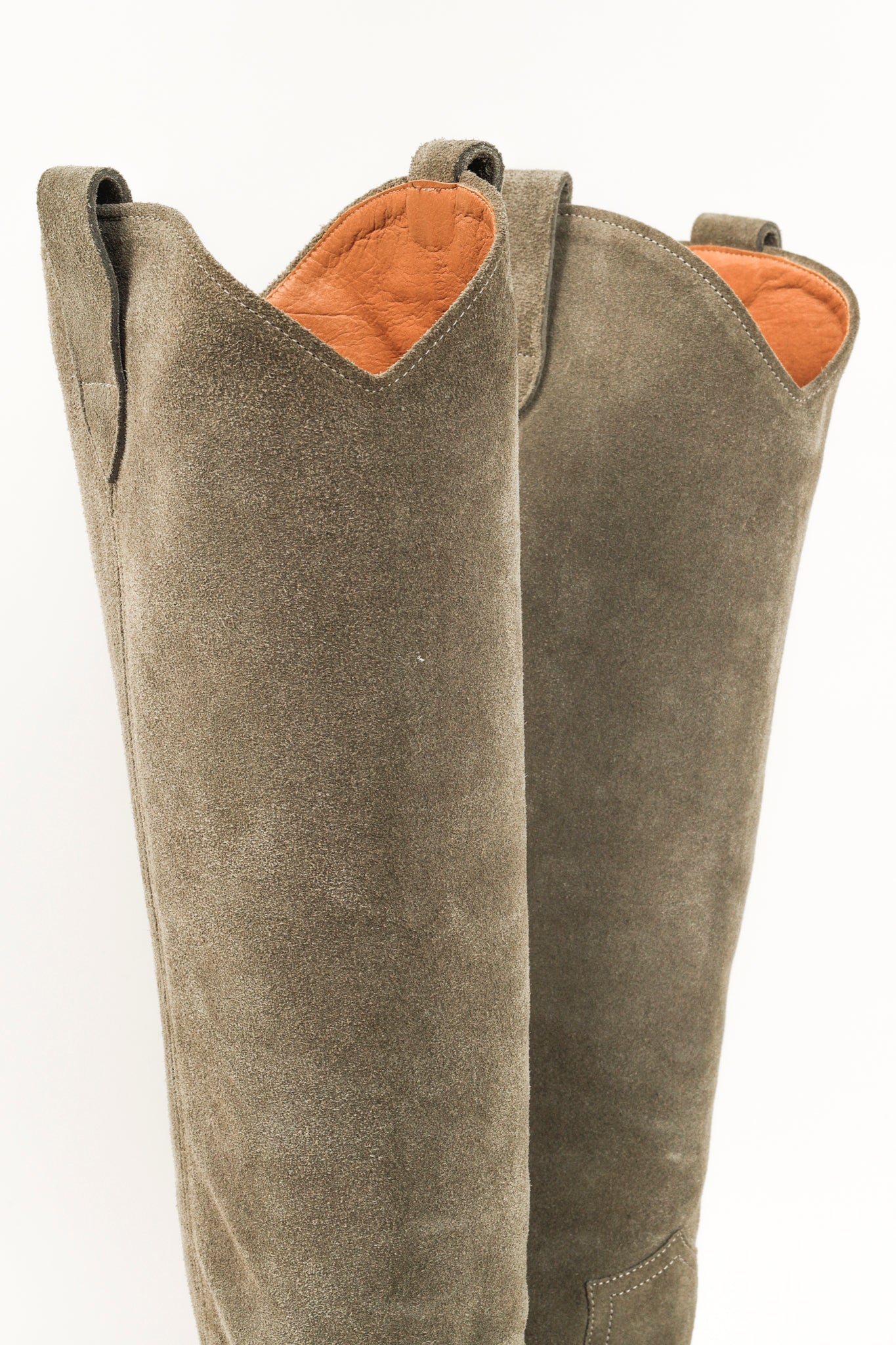 Isabel Marant Etoile Ruth Western High Khaki Calf Boots