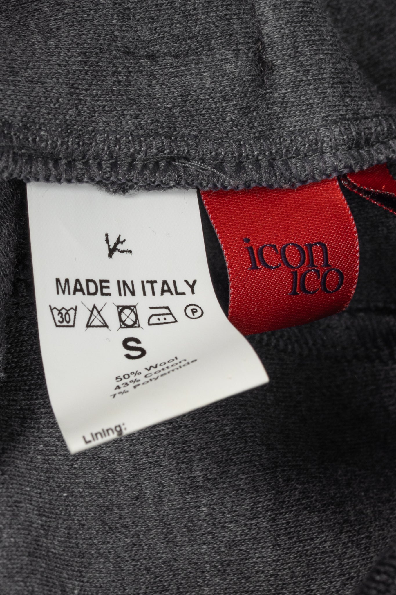 ISAIA Dark Grey Wool & Cotton Drawstring Trackpants