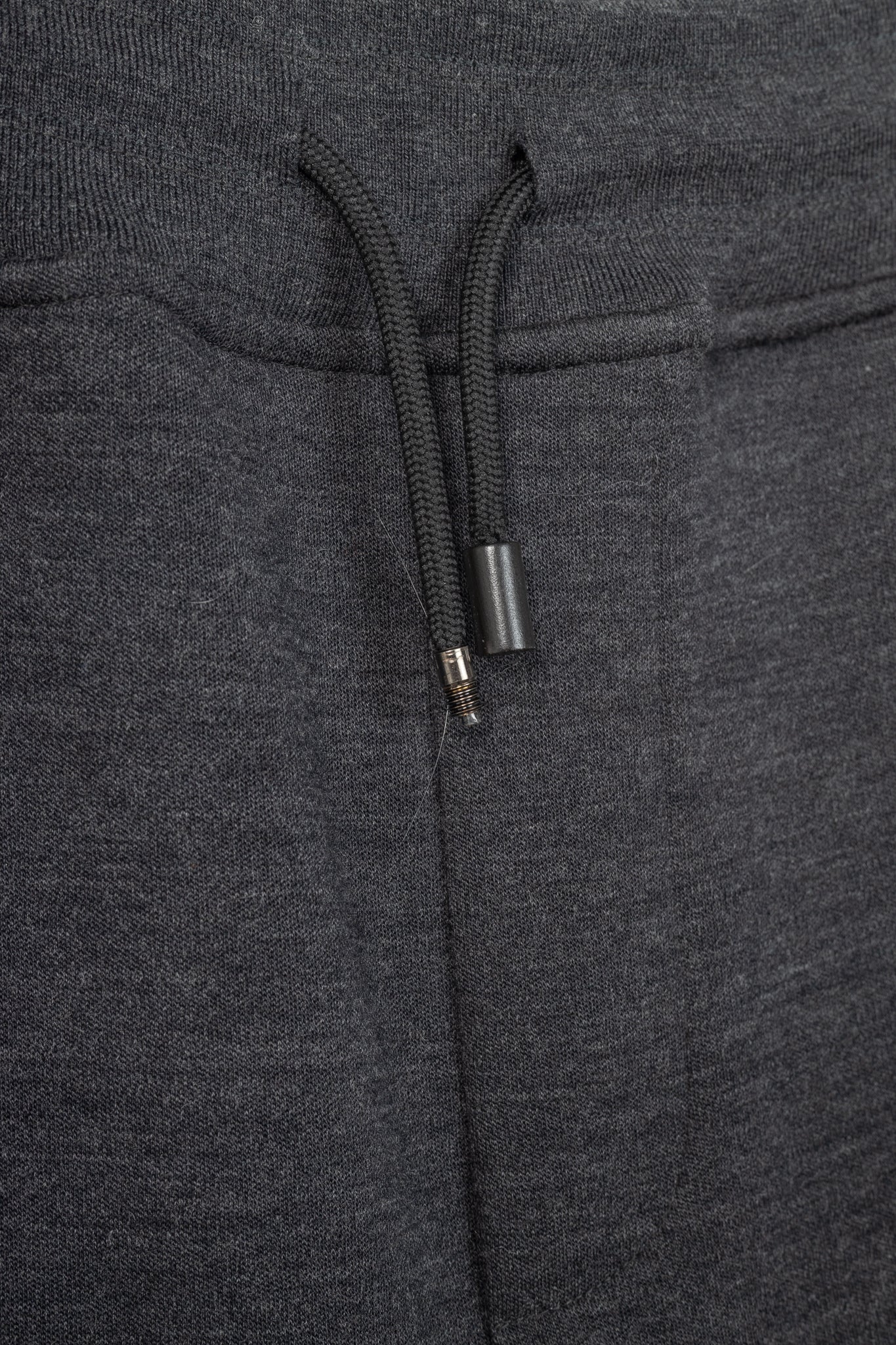 ISAIA Dark Grey Wool & Cotton Drawstring Trackpants