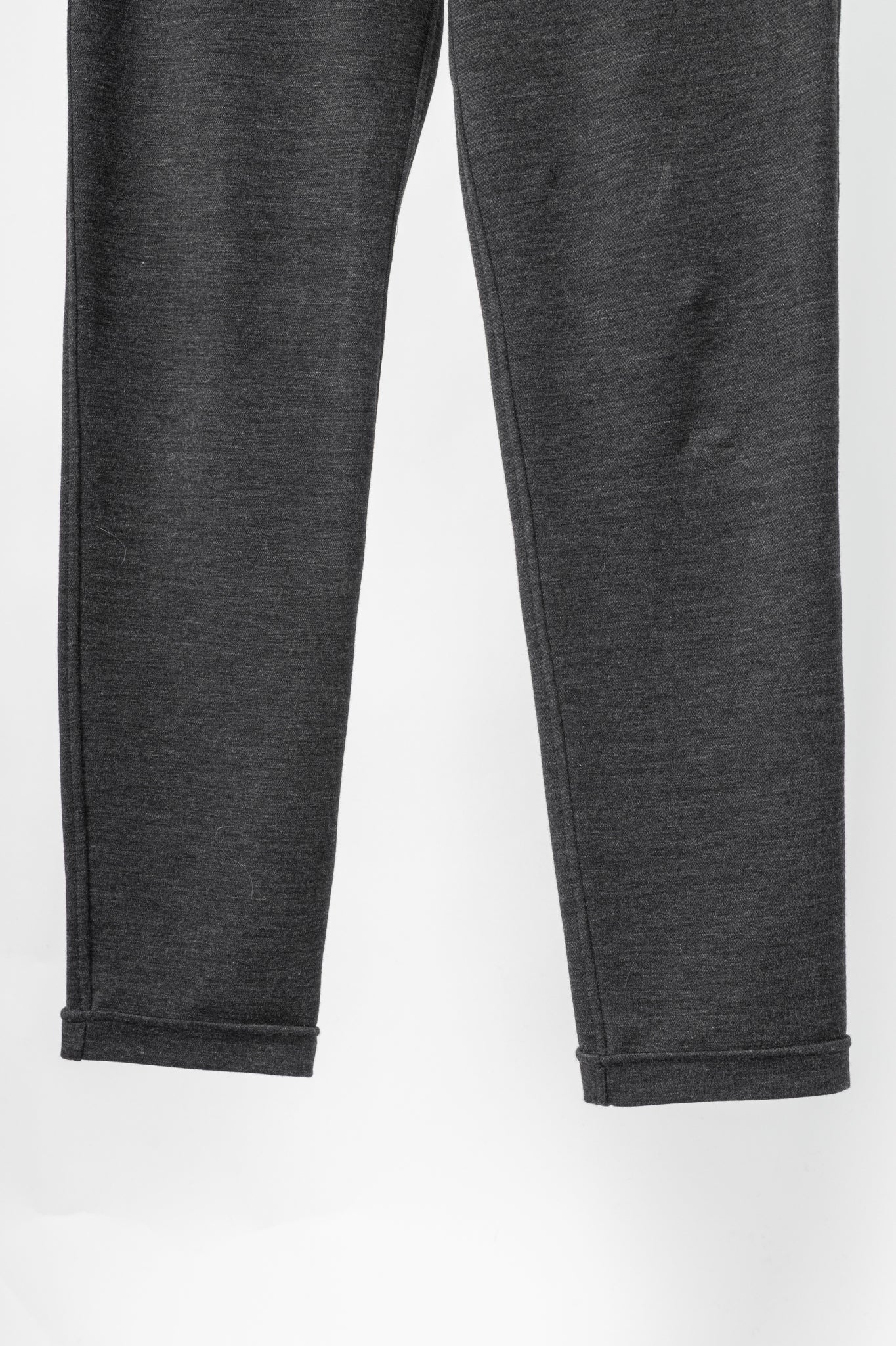ISAIA Dark Grey Wool & Cotton Drawstring Trackpants