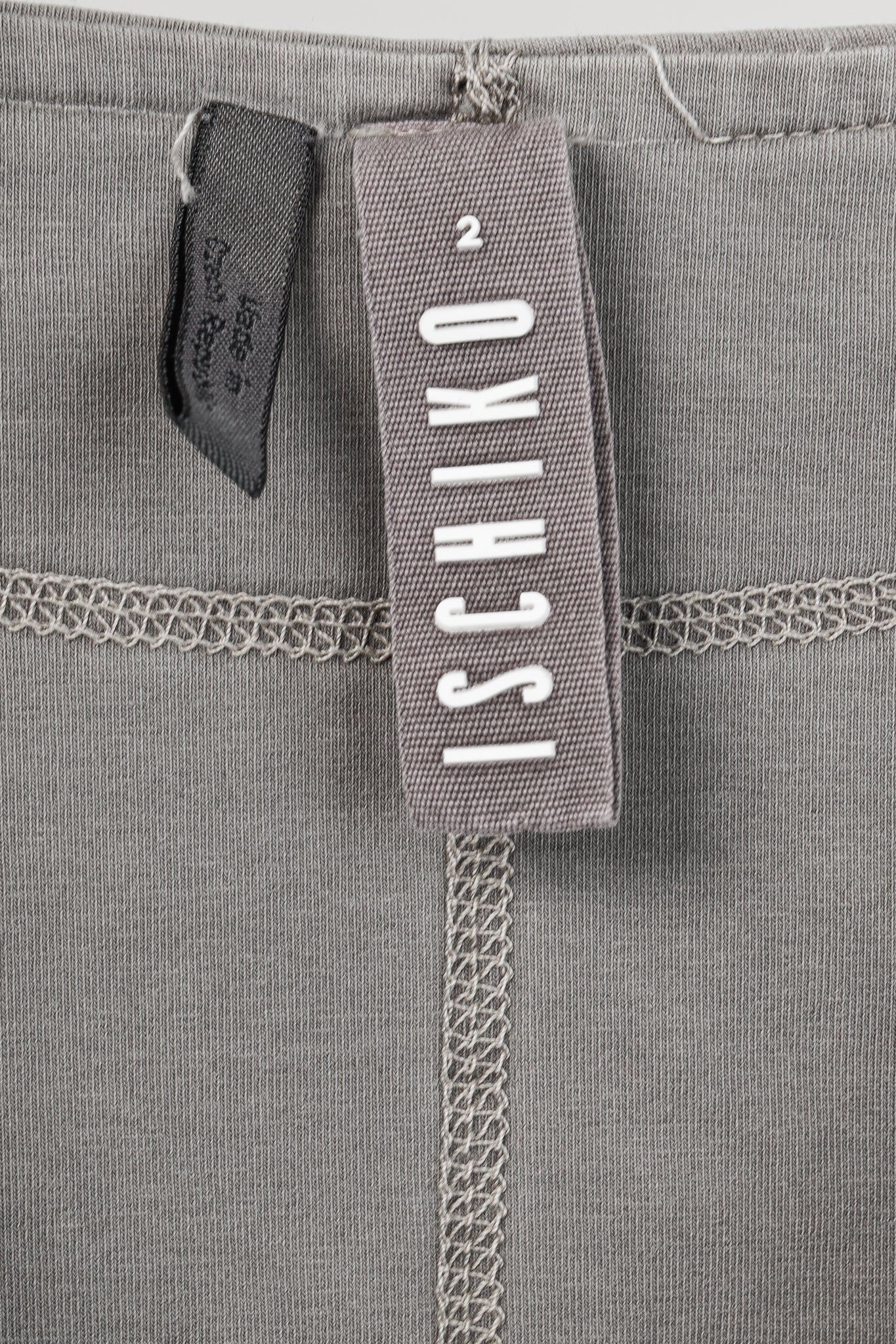 Ischiko Grey Padded-Cotton Buttoned Vest