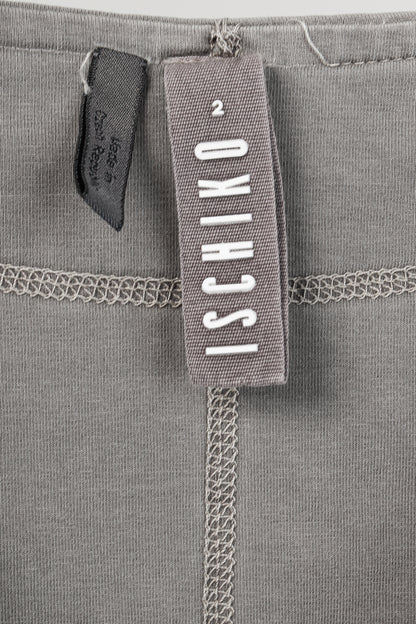 Ischiko Grey Padded-Cotton Buttoned Vest