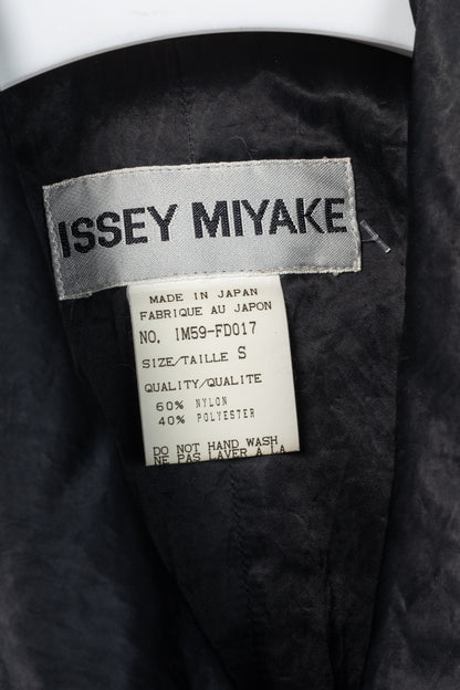Issey Miyake AW95 Black Twill & Satin Padded Blazer
