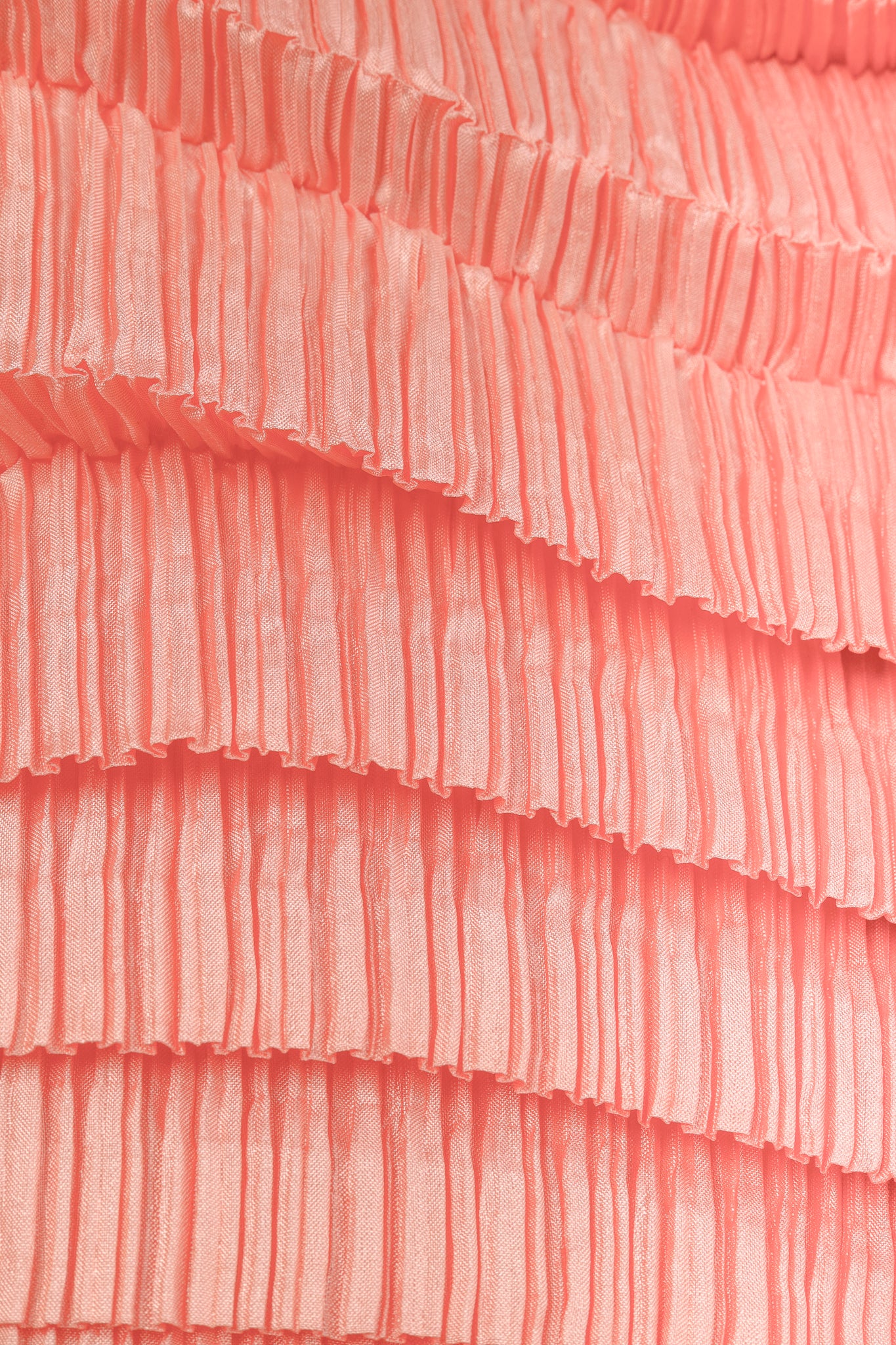 Issey Miyake Archival 1990s Pink Diagonal Pleats Blouse