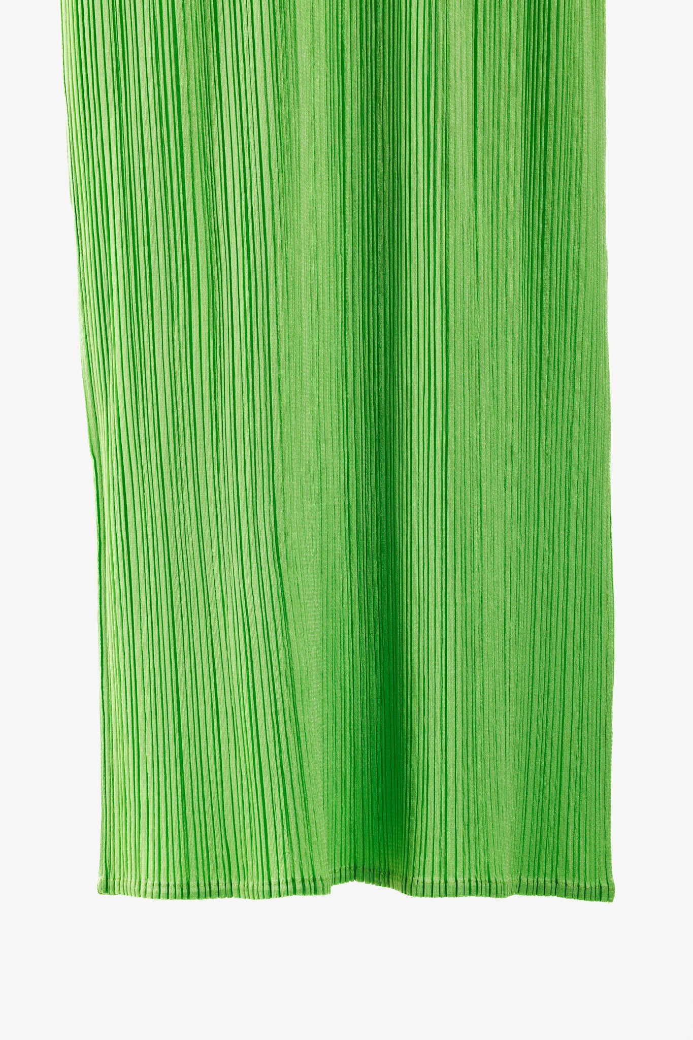 Issey Miyake Pleats Please Lime Neon Green Maxi Dress