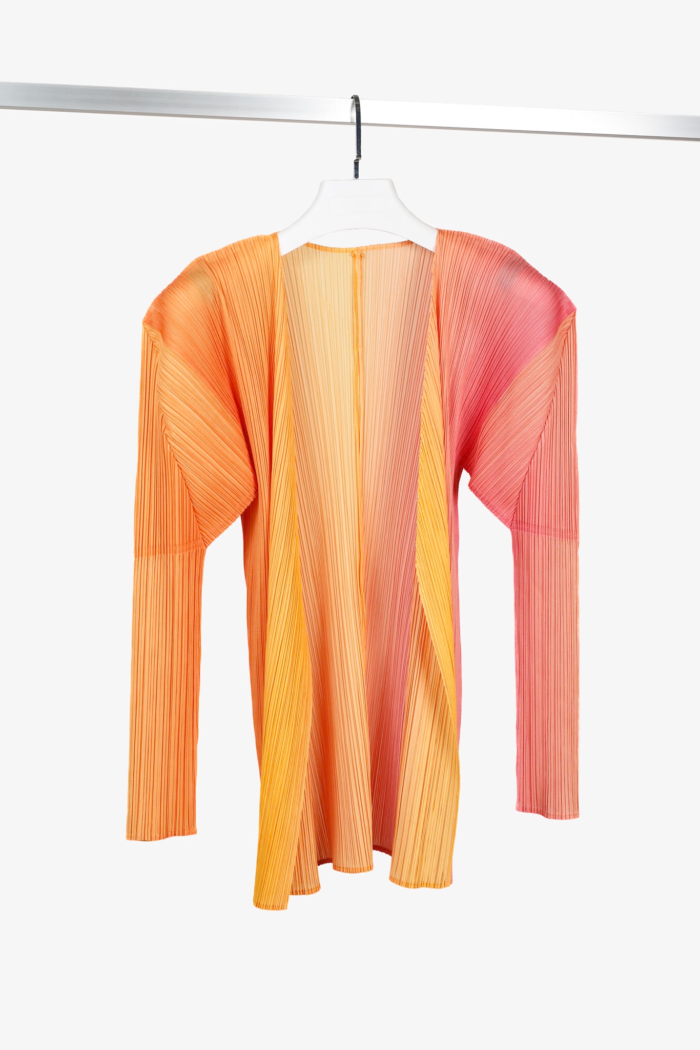 Pleats Please Issey Miyake Archival Citrus Colour Gradient Jacket