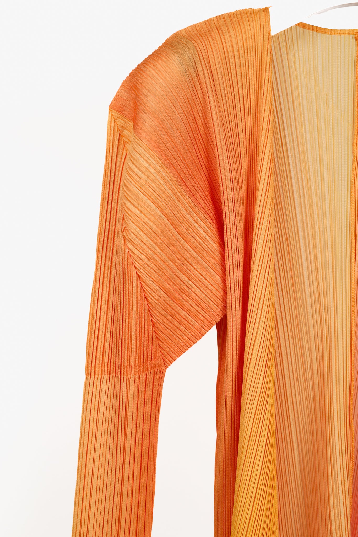 Pleats Please Issey Miyake Archival Citrus Colour Gradient Jacket