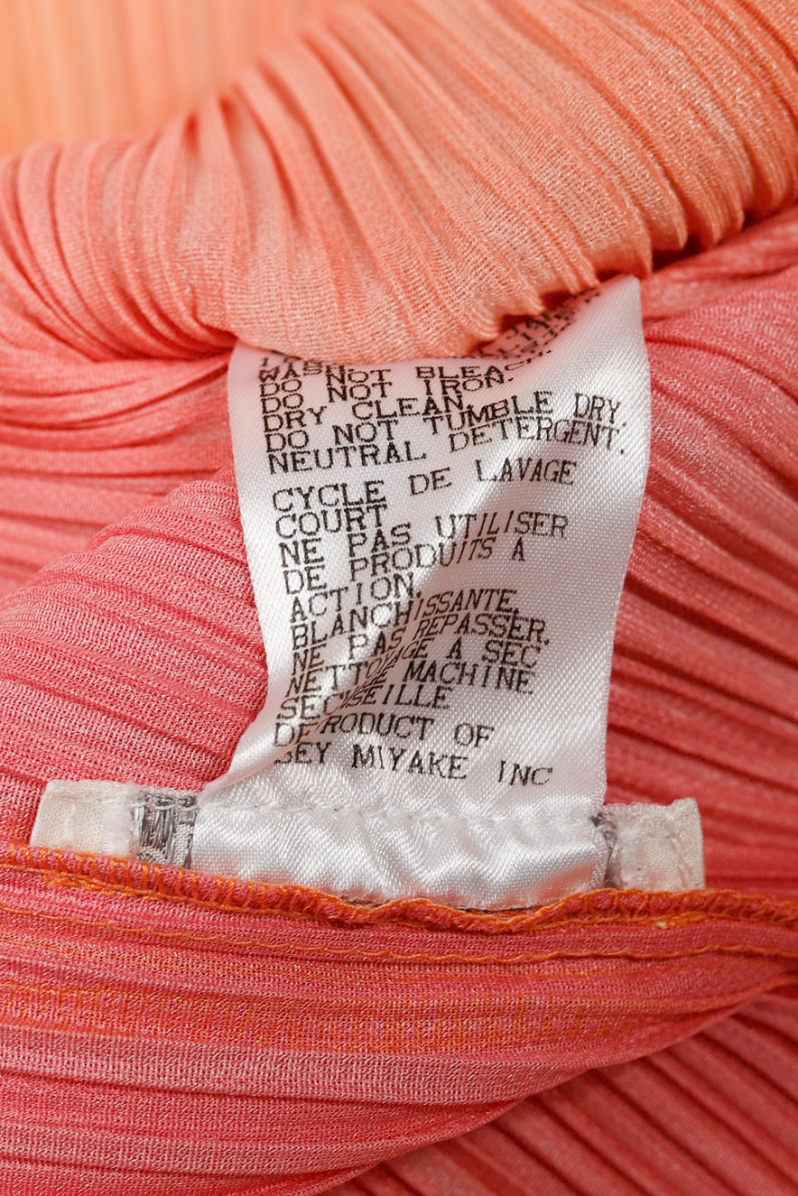 Pleats Please Issey Miyake Archival Citrus Colour Gradient Jacket