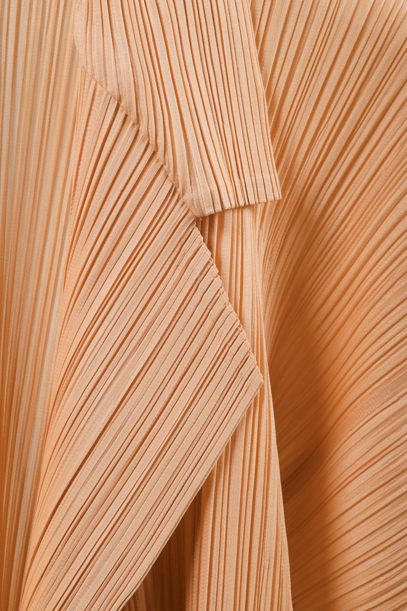Issey Miyake Pleats Please Light Coral Orange Jacket