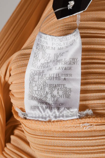Issey Miyake Pleats Please Light Coral Orange Jacket