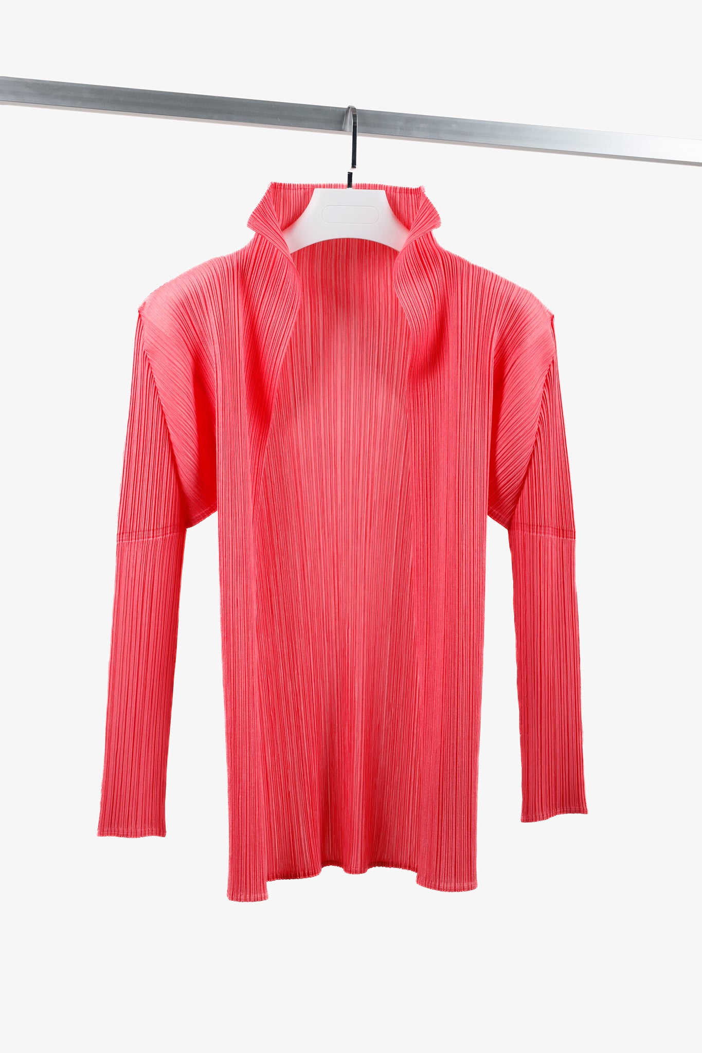 Pleats Please Issey Miyake Pink Cardigan