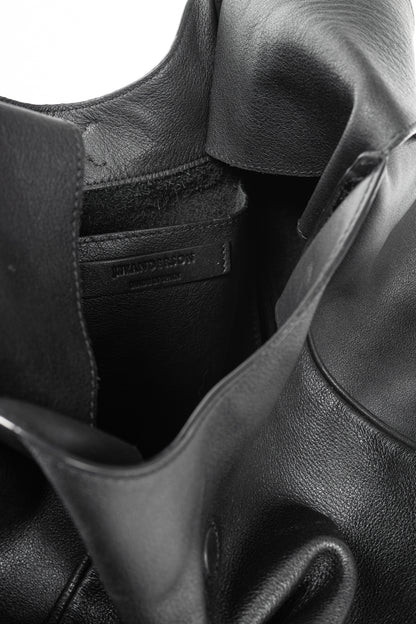 J.W. Anderson AW17 Black Leather Knot Hobo