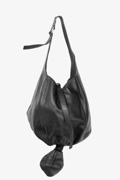 J.W. Anderson AW17 Black Leather Knot Hobo