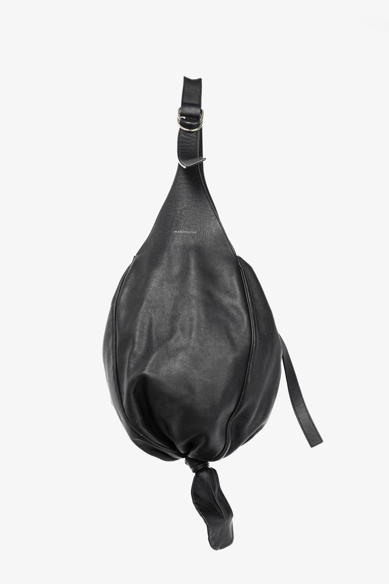 J.W. Anderson AW17 Black Leather Knot Hobo
