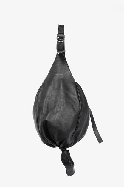 J.W. Anderson AW17 Black Leather Knot Hobo