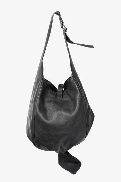 J.W. Anderson AW17 Black Leather Knot Hobo