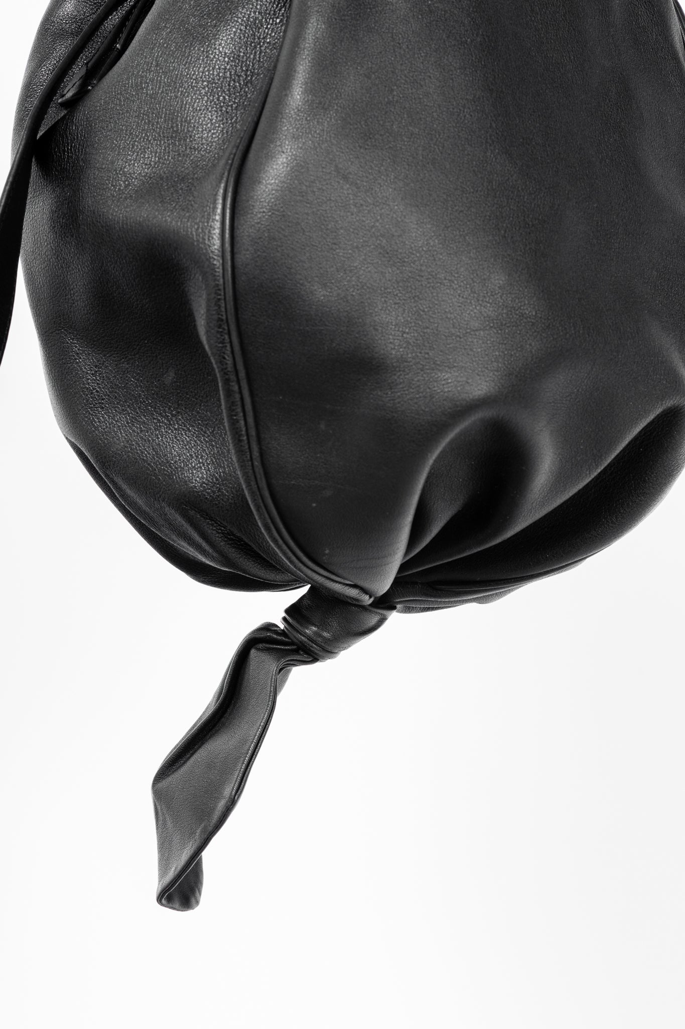 J.W. Anderson AW17 Black Leather Knot Hobo