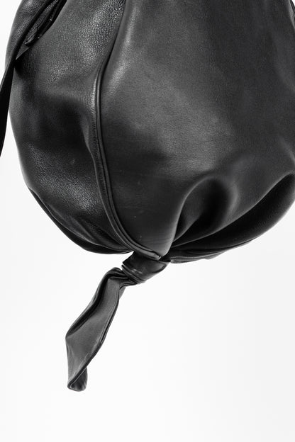 J.W. Anderson AW17 Black Leather Knot Hobo